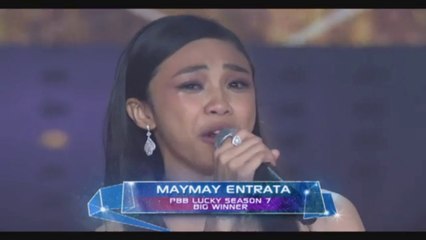 Inspiring Message from PBB Lucky Big Winner Maymay and 2nd Lucky Big Winner Kisses!!
