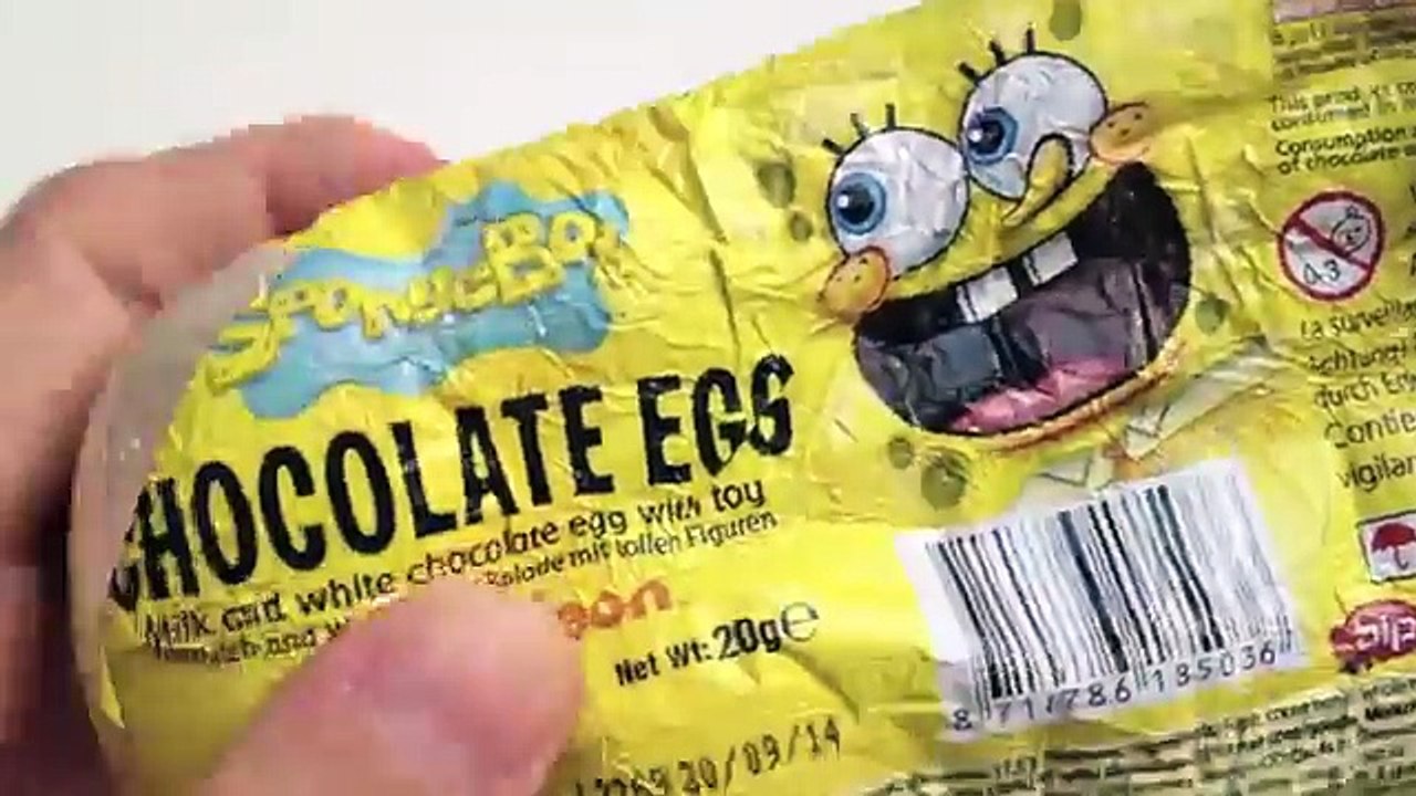 2 Спанч Боб и Звездные войны Киндер сюрприз шоколадные яйца Распаковка kidstvsongs