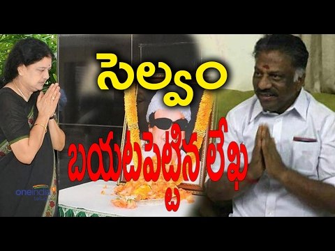 Sasikala apology letter to Jayalalitha- Oneindia Telugu