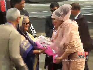 জাকার্তার পৌঁছেছেন প্রধানমন্ত্রী শেখ হাসিনা