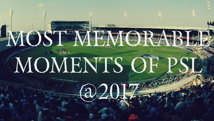 70 Seconds Look back of the most memorable moments of PSL