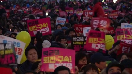Hundreds of thousands protest against South Korean president