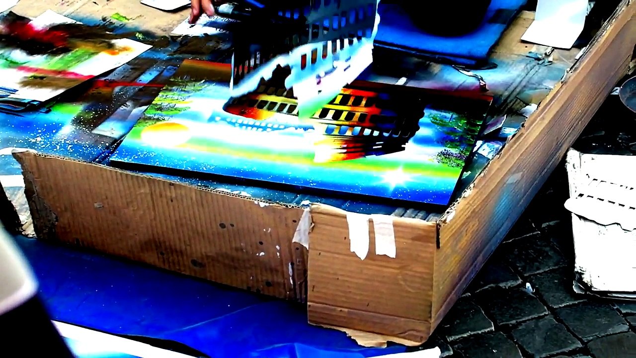 Piazza navona (rom)  sditalien tag 07 (abend)