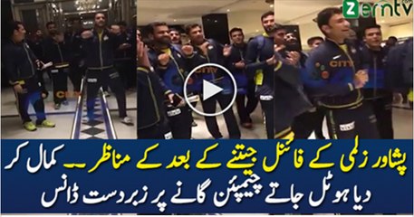 Hafeez and Hasan Dance in Hotel   Champions Champions