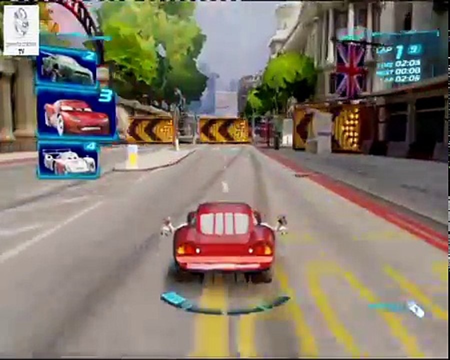 Cars 2 Game - London Race Carbon Fiber Lightning Mcqueen - Hyde Tour - Disney Car Games