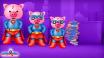 Peppa Pig Finger Family Nursery Rhymes. SuperHeroes Finger Family Songs: Spiderman, Shark,