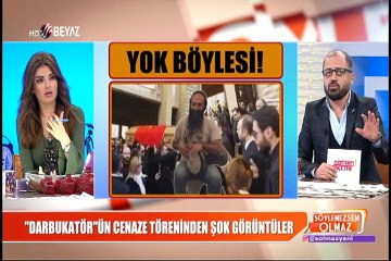 "Darbukatör"ün cenaze töreninden şok görüntüler