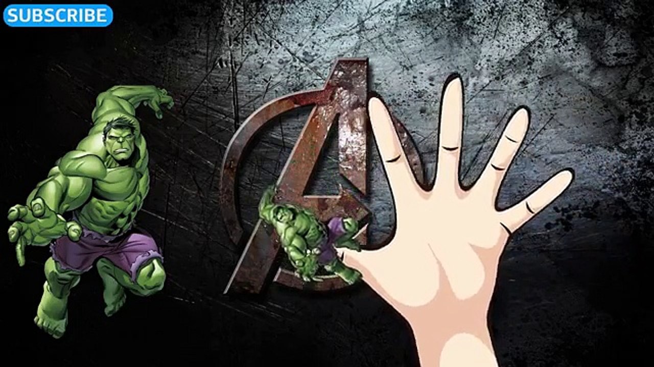 AVENGERS SUPERHEROES FINGER FAMILY - HULK Spiderman Venom Thor Ironman Captain America Dad