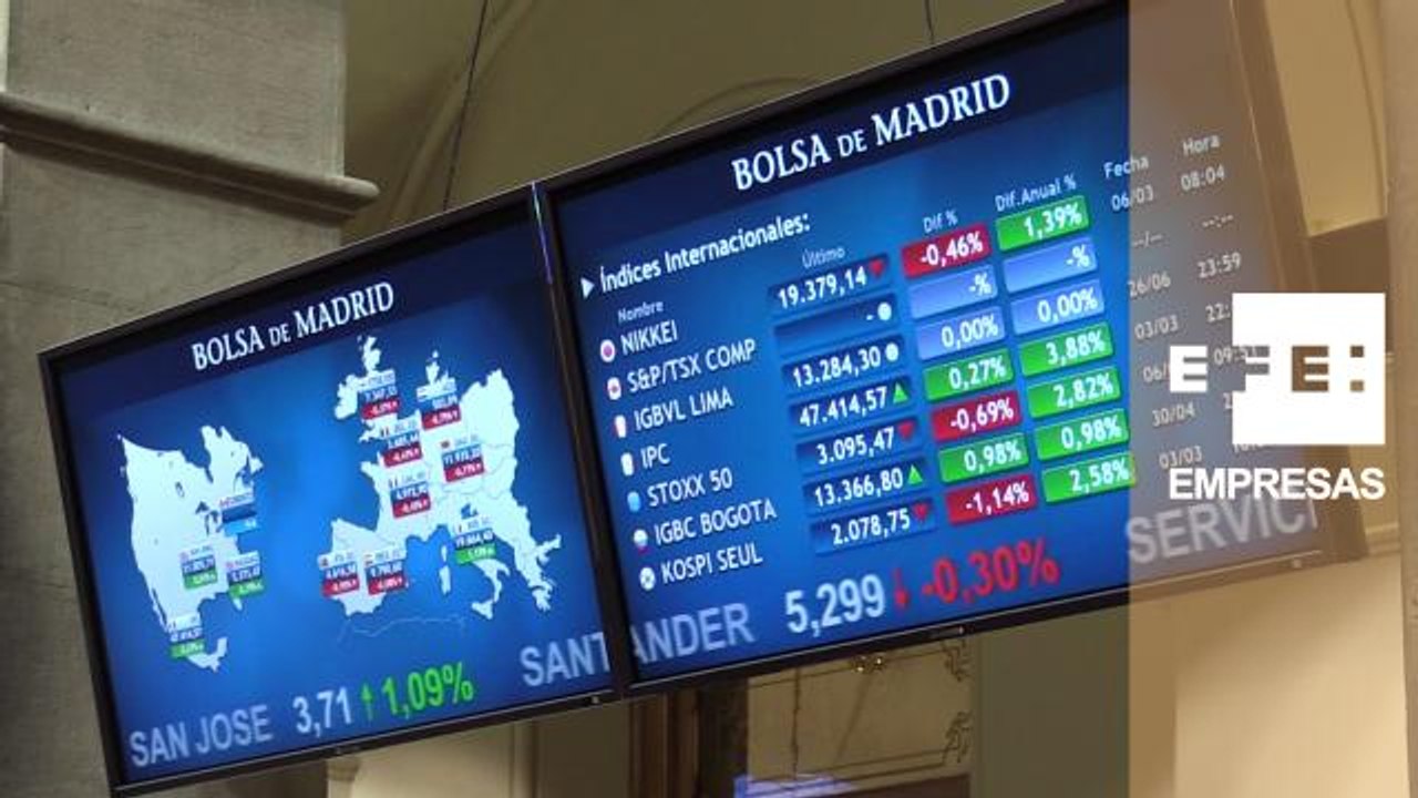 La Bolsa española pierde un 0,33% en la apertura y sigue en puertas de los 9.800 puntos
