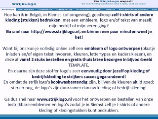 Zelf kleding bedrukken Riemst