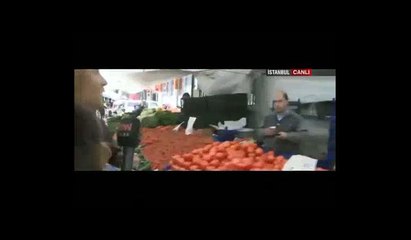 Pazarda canlı yayın isyanı... Alıcıdan satıcıya: Maaştan başka her şeye zam