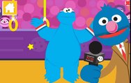 Sesame Street La Cookie Juegos Atleta Monstruo de las Galletas y Locutor de Grover
