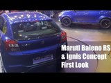 Maruti Ignis Concept & Baleno RS First Look - Auto Expo 2016 | DriveSpark