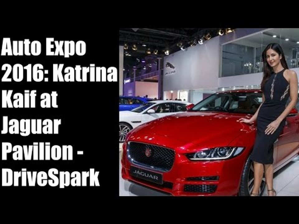 Auto Expo 2016: Katrina Kaif At Jaguar Pavilion...