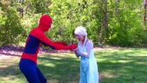 Frozen Elsa & Spiderman Twin Babies vs Hulk Baby Maleficent dirty diaper   Mermaid Elsa