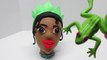 GIANT PRINCESS TIANA Surprise Egg Play Doh - Disney Princess & the Frog Toys Shopkins Pez