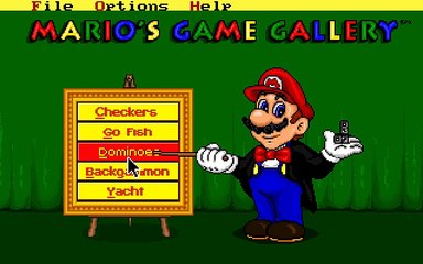 Mario's Game Gallery - Dominoes