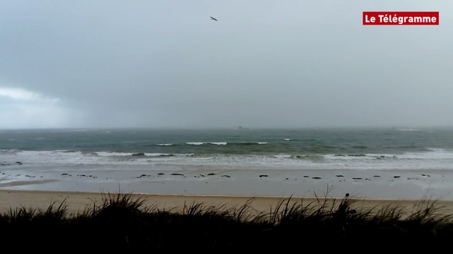 Tempête Zeus. Plouescat sous le vent