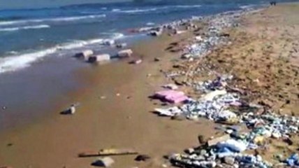 İstanbul'un Ünlü Kilyos Plajı'nı Görenler Dehşete Düştü! Molozlarla Kaplandı