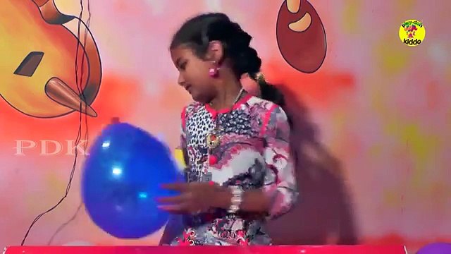 Beautiful teen Girl Popups BALLOONs to learn Colors to Kids Toddlers | Best Educational Video