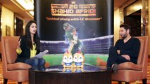 Shahid Afridi Talks With Zainab Jameel