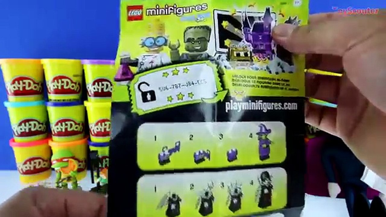 GIANT DRACULA Surprise Egg Play Doh - Hotel Transylvania Toys Minecraft TMNT Happy Meal Th