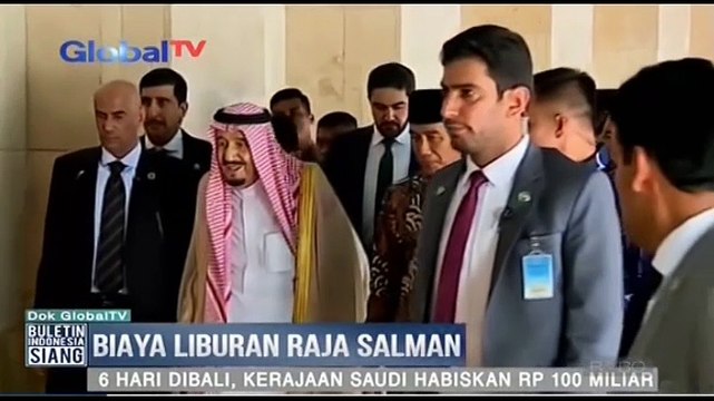 Biaya Liburan Raja Salman di Bali
