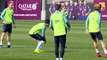 FC Barcelona training session: Gearing up for Paris Saint Germain
