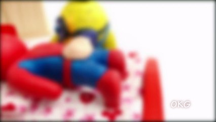 Baby Hulk Toilet Training Claymation - Superheroes in Real Baby Life Stop Motion Videos