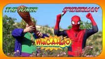 Настоящие Супергерои Сборник! Человек-паук и замер Эльза тираннозавр против Человек-паук Superh Джокер