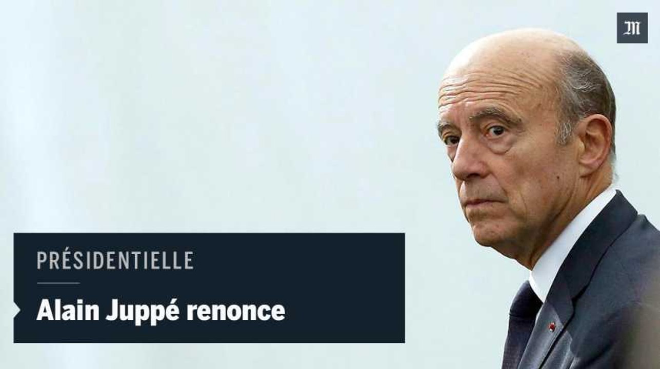 Alain Juppé renonce