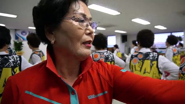 En Corée du Sud, des pom-pom girls du troisième âge