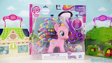 MLP Pinkie Pie Cutie Twisty-Do Cut Bead Hair Style Playset My Little Pony Toy Video Cookie