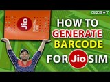 Reliance Jio: How to Generate Barcode for Jio Sim - GIZBOT HINDI