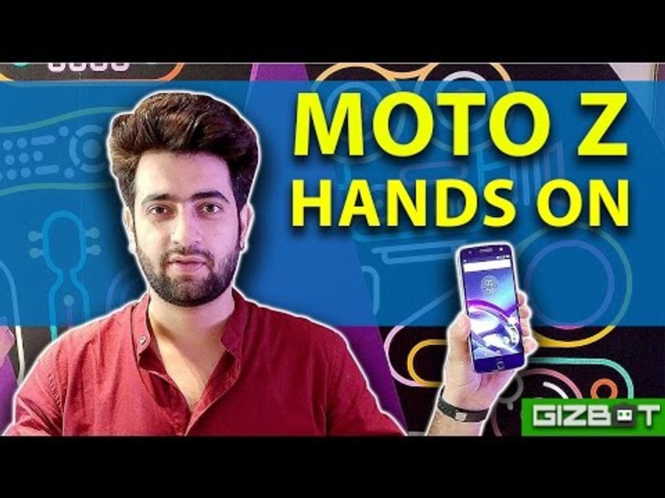 Moto Z Hands On - GIZBOT
