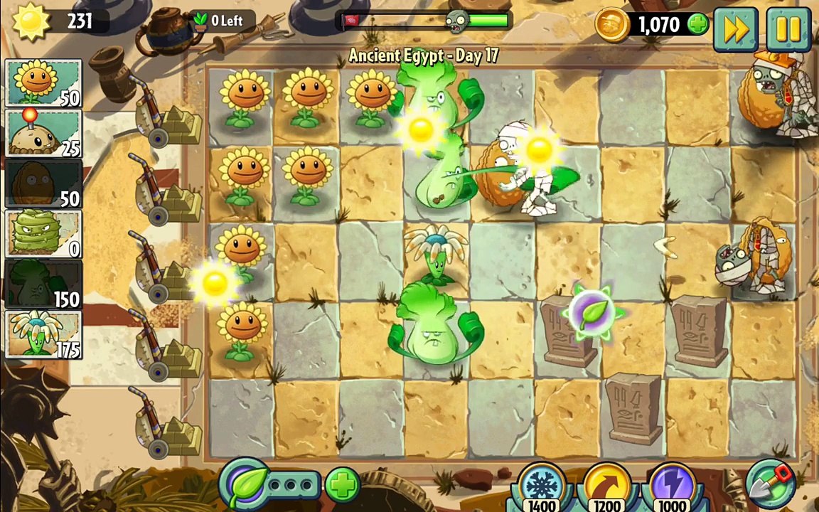 Растения против зомби 2 Древний Египет день 17 высокой четкости 1080p