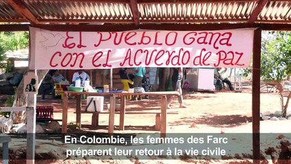 Colombie: les femmes Farc préparent leur retour à la vie civile