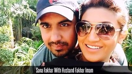 Sana Fakhar With Husband And Sons