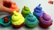 Play-Doh Cono de Helado | Aprender los Colores con el Débil Brillo de la Espuma de Aprender los Colores Con Glit