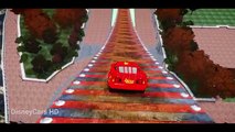 Cars for Kids: Dinoco Lightning McQueen vs Friend with Spiderman Nursery Rhymes Songs
