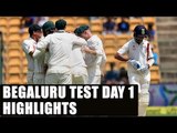 India vs Australia 2nd Test : Day 1 Highlights, Lyon proves Wrecker-in-chief | Oneindia News