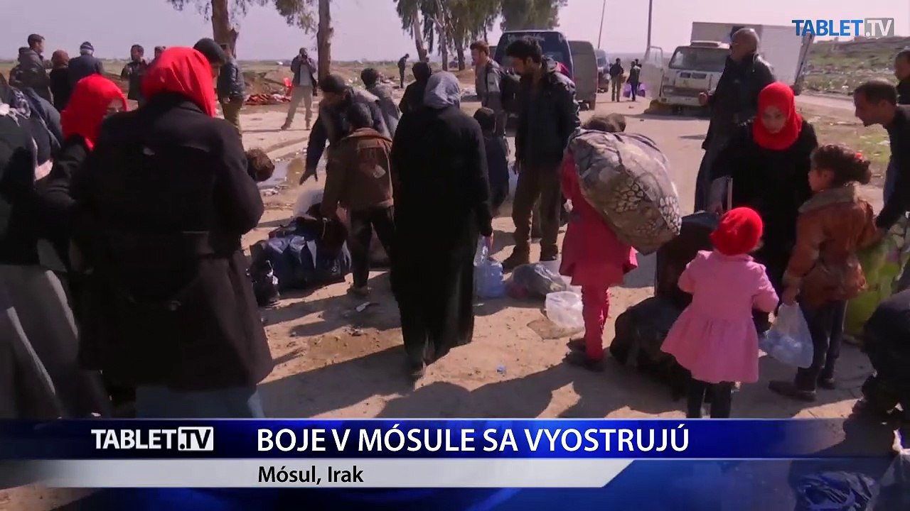 Boje v Mósule sa vyostrujú, z mesta utekajú ďalšie desiatky ľudí