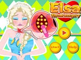Elsa Cirugía de la Garganta de dibujos animados para niños Doctor Juego Para los Niños el Mejor Video de los Niños