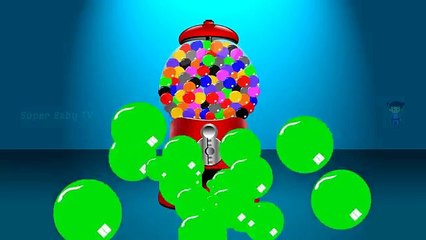 Учим цвета с gumball машина | цвета для детей | дети обучения видео