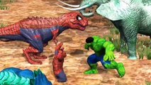 Spider Dinosaurs Cartoons For Children King Kong Vs Dinosaurs Fighting 3D Movie Dinosaurs