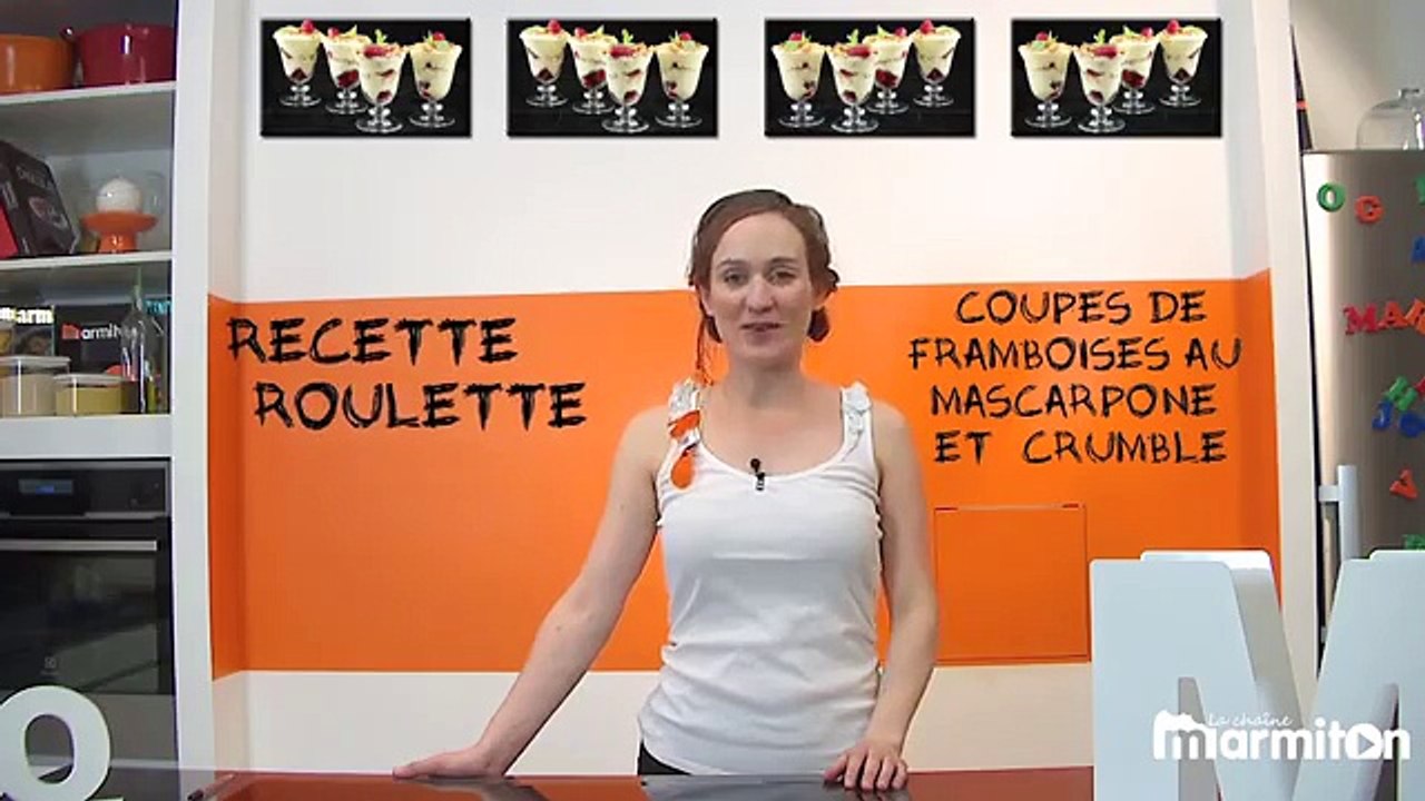 Recette coupe framboises mascarpone !