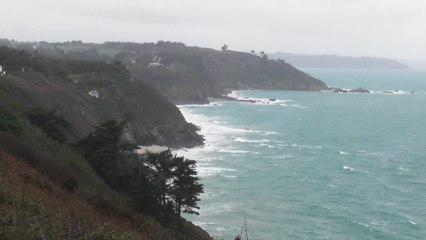 Tempête Zeus Baie Saint Brieuc 6 mars 2017