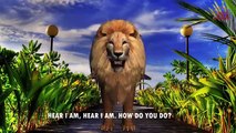 Lion & Gorilla Version || Animals Children Nursery Rhymes || 3D Animation Nursery Rhymes