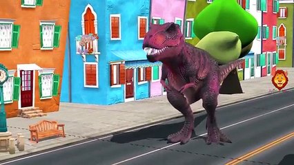 Dinosaurs Finger Family Nursery Rhymes For Babies | Dinosaurs Cartoons For Kids | T-rex Vi