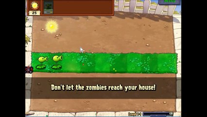 Plants Vs Zombies [PvZ] - [Adventure] - Level 1-1